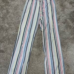 Pastel Striped women’s pants